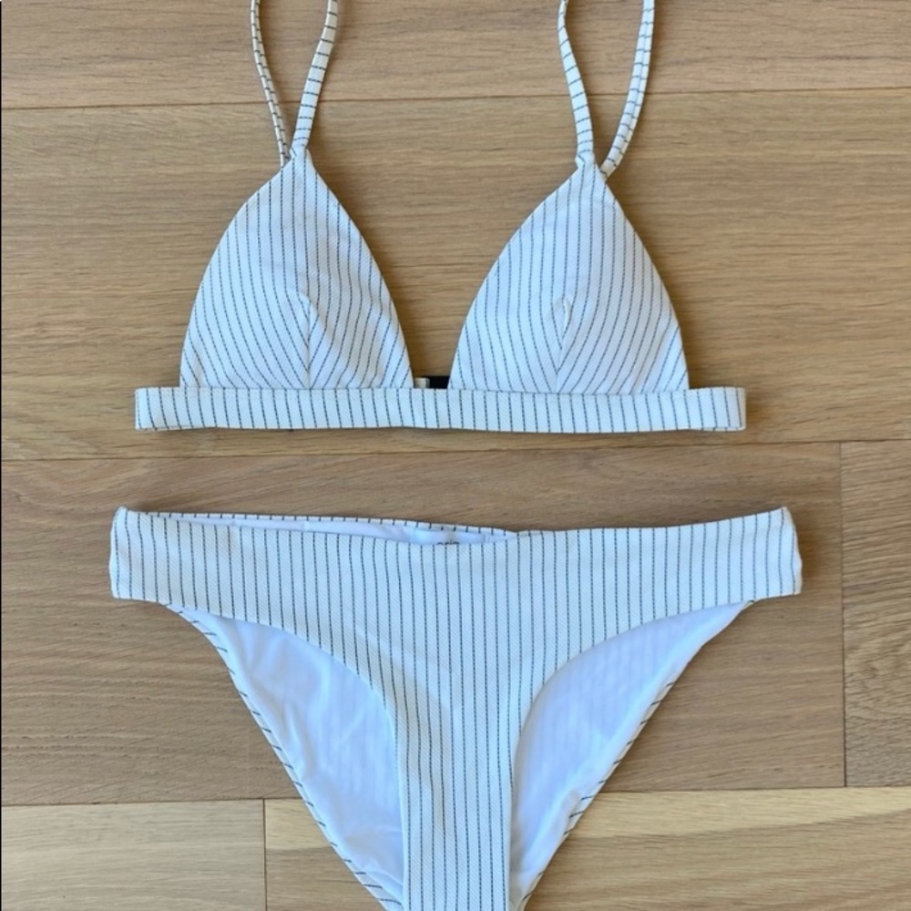 Onia Dani Striped Bikini